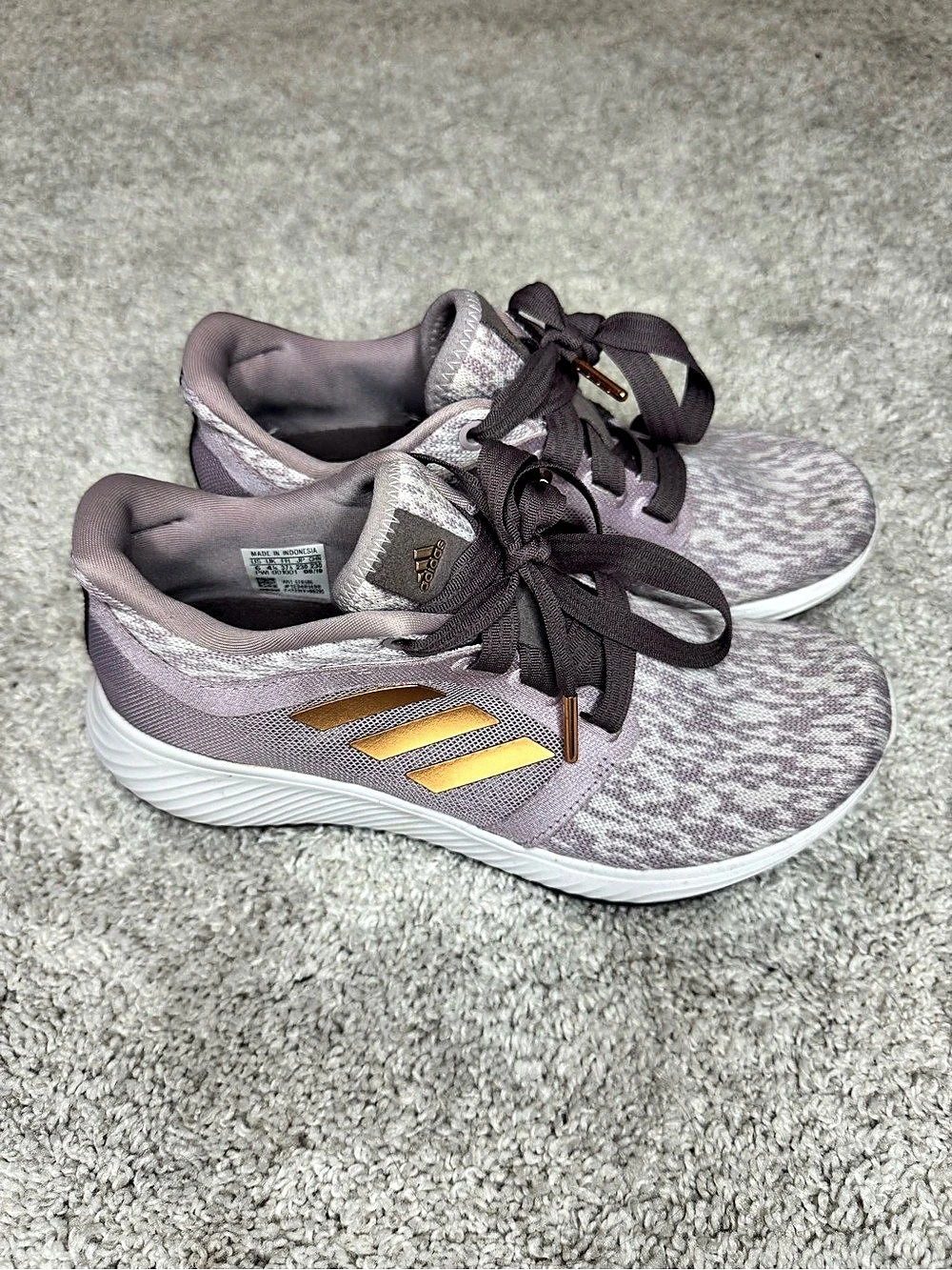 adidas Edge Lux Women's Athletic Shoes Purple US 6 Like New